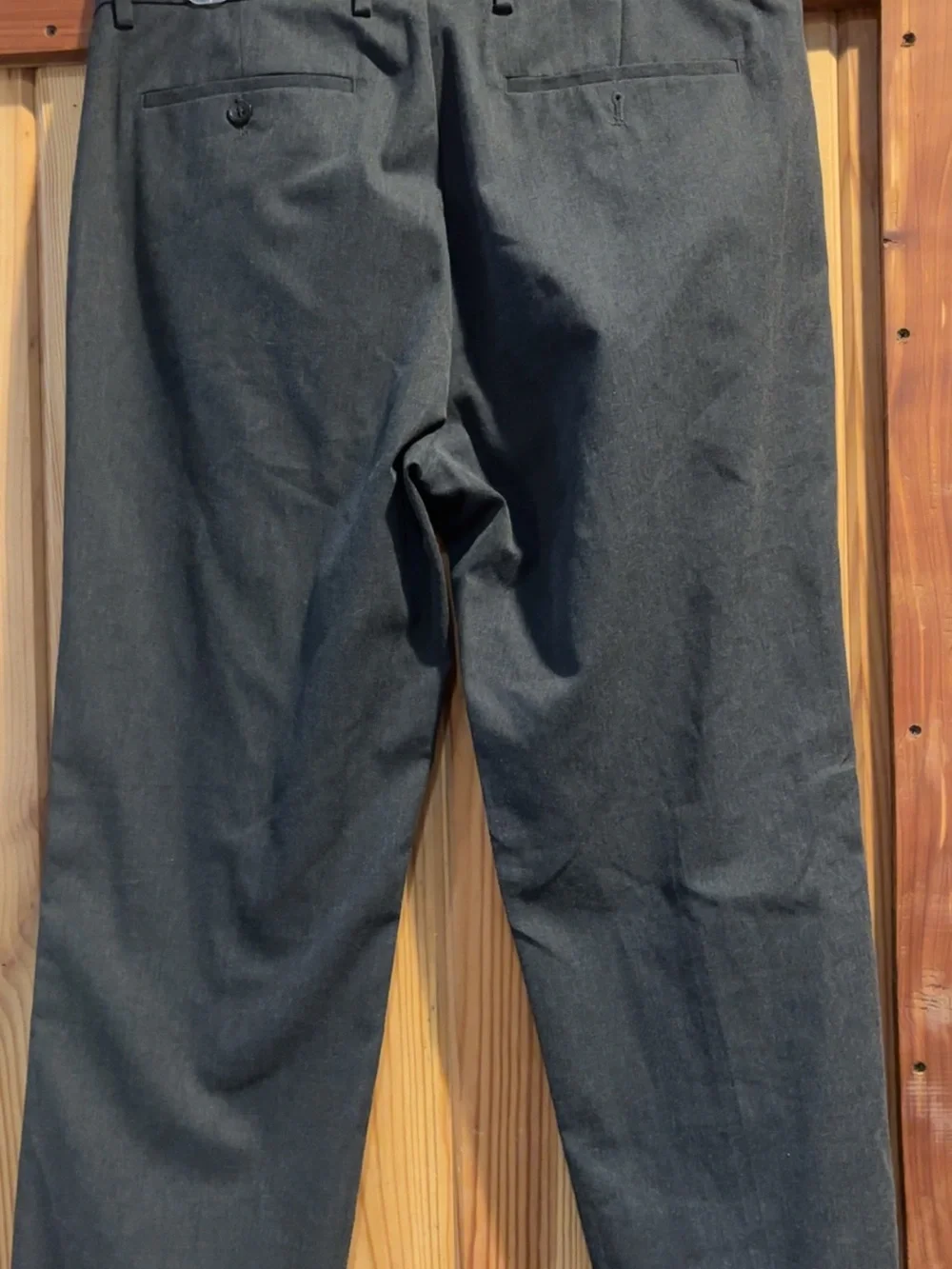Banana Republic Charcoal Gray Tailored Slim Fit Dress Pants